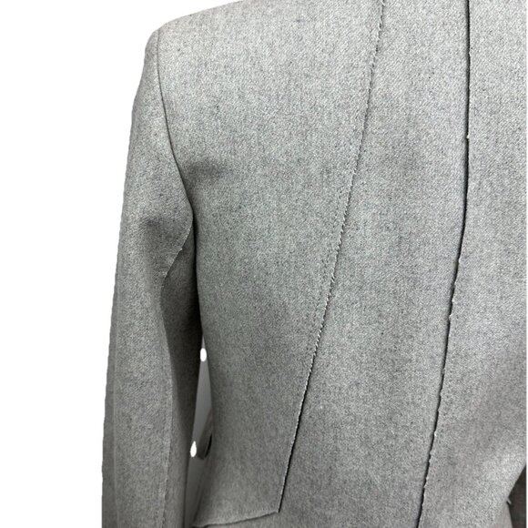 🌟 NWOT — Zara Trafaluc Wool-Blend Coat — Light Gray — Women’s Small 🌟  ✨ - Picture 8 of 14